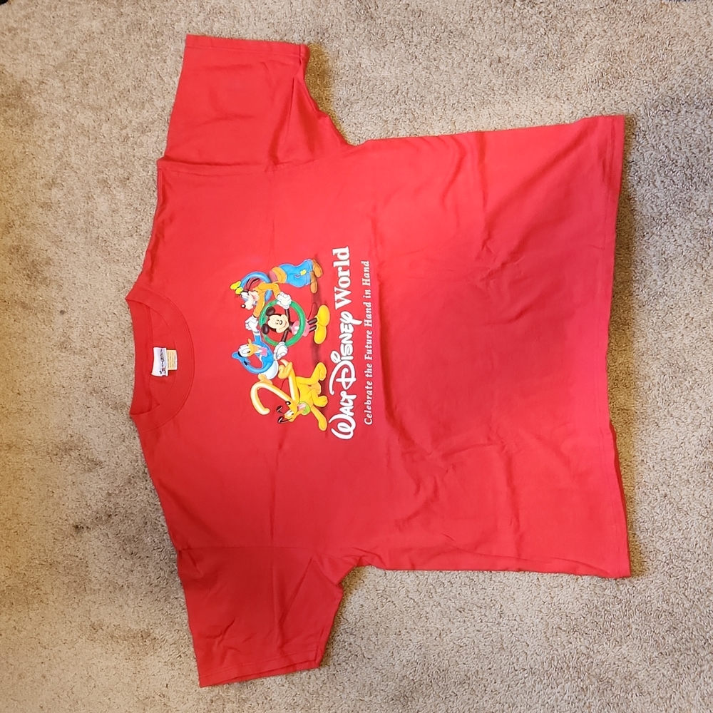 Red Walt Disney World Celebrate The Future Hand In Hand 2000